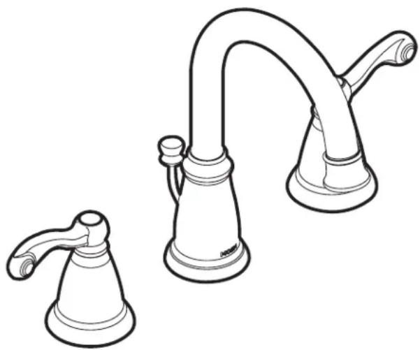 Moen WS84004 - Installation Guide Guía de Instalación Guide d'installation - 1