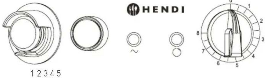 Hendi 229224 - Panel sterowania - 1