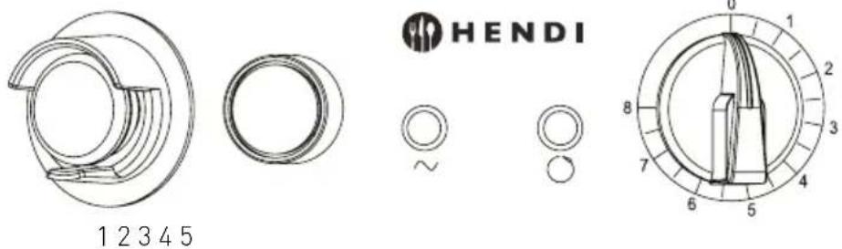 Hendi 229224 - Valdymo pultas - 1