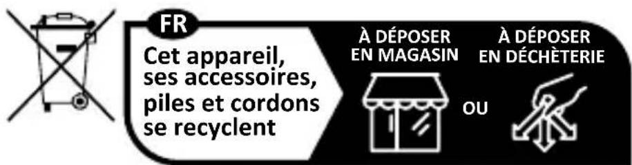 Brandson 307087 - Indications pour l'élimination des batteries - 1