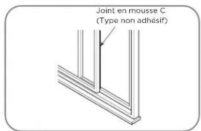 Joint en mousse C (Type non adhésif)