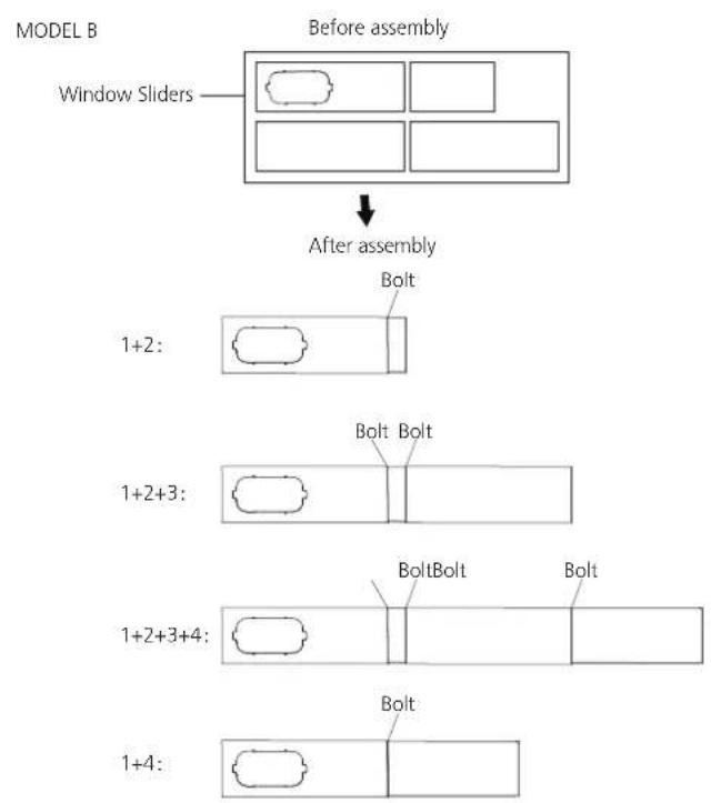 MIDEA Smart Cool 7000-1 - Window Installation Kit - 9