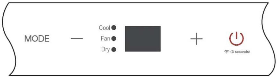 MIDEA Smart Cool 7000-1 - Χαρακτηριστικά Πίνακα Ελέγχου - 1