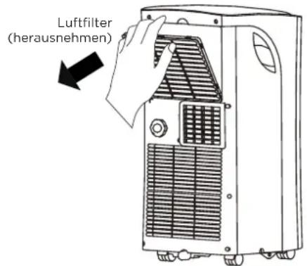 MIDEA Smart Cool 7000-1 - Reinigung des Luftfilters - 1