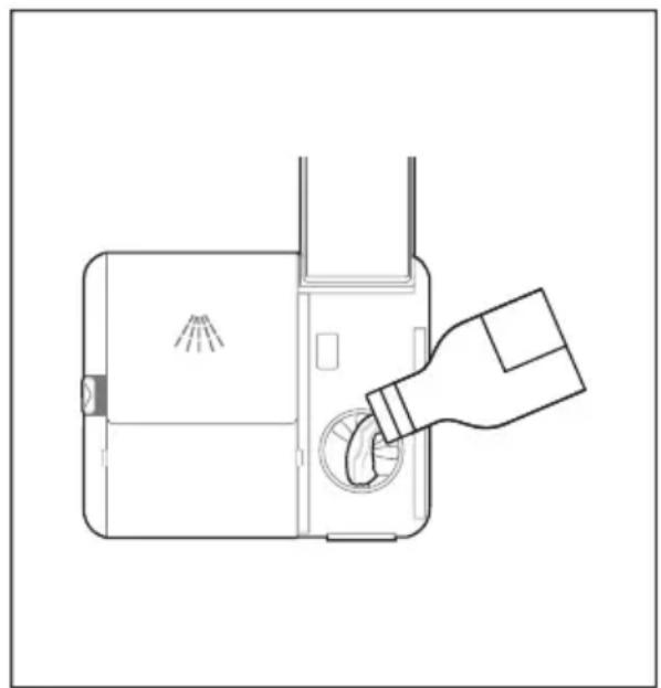 MIDEA MDWEB1303MS-W - Befüllen des Klarsprülerbehälters - 3