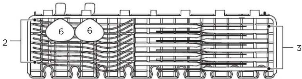 MIDEA MDWEB1303MS-W - 3.Cutlery rack: - 1