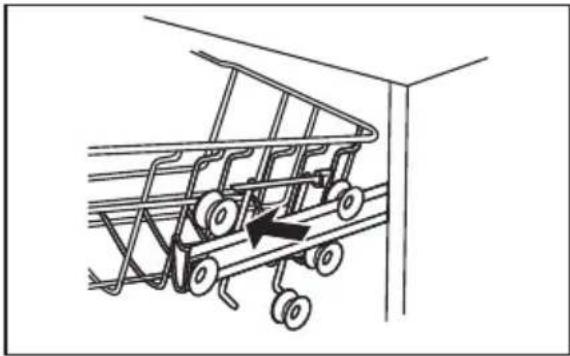 MIDEA MDWEB1303MS-W - Adjusting the upper basket - 2