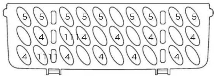 MIDEA MDWEB1303MS-W - 4.Cutlery basket: - 2