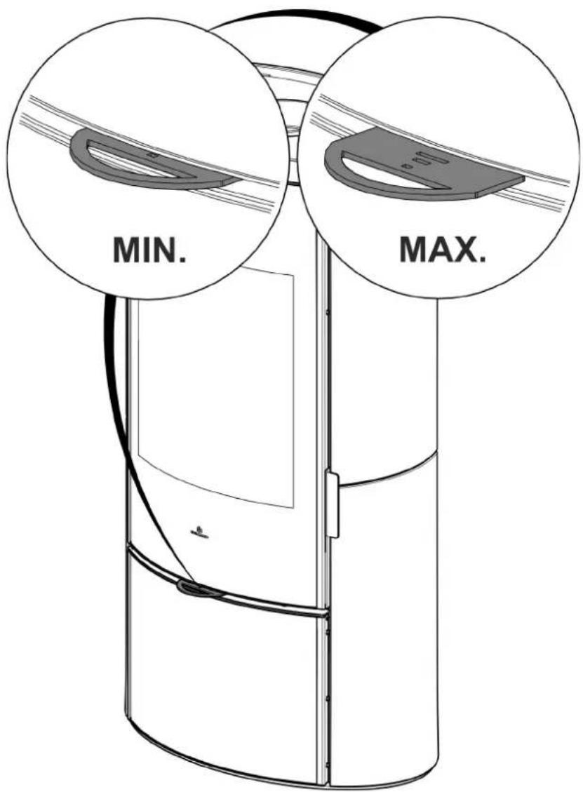 EDILKAMIN KLASS - Pour faire varier l'apport d'air comburant - 1