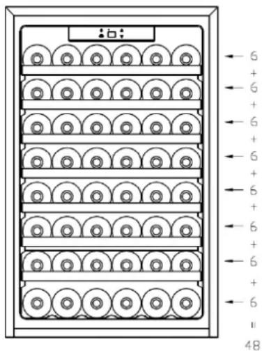TEKA RVI 460 - Diagrama de almacenamento - 2