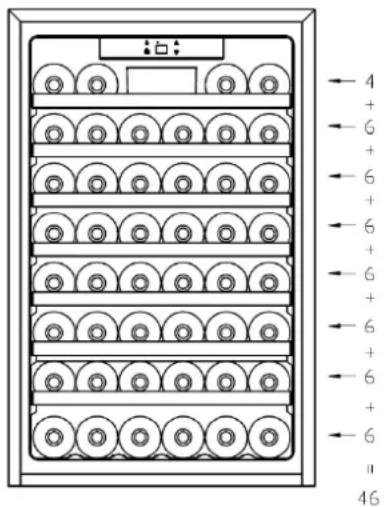 TEKA RVI 460 - Diagrama de almacenamento - 1