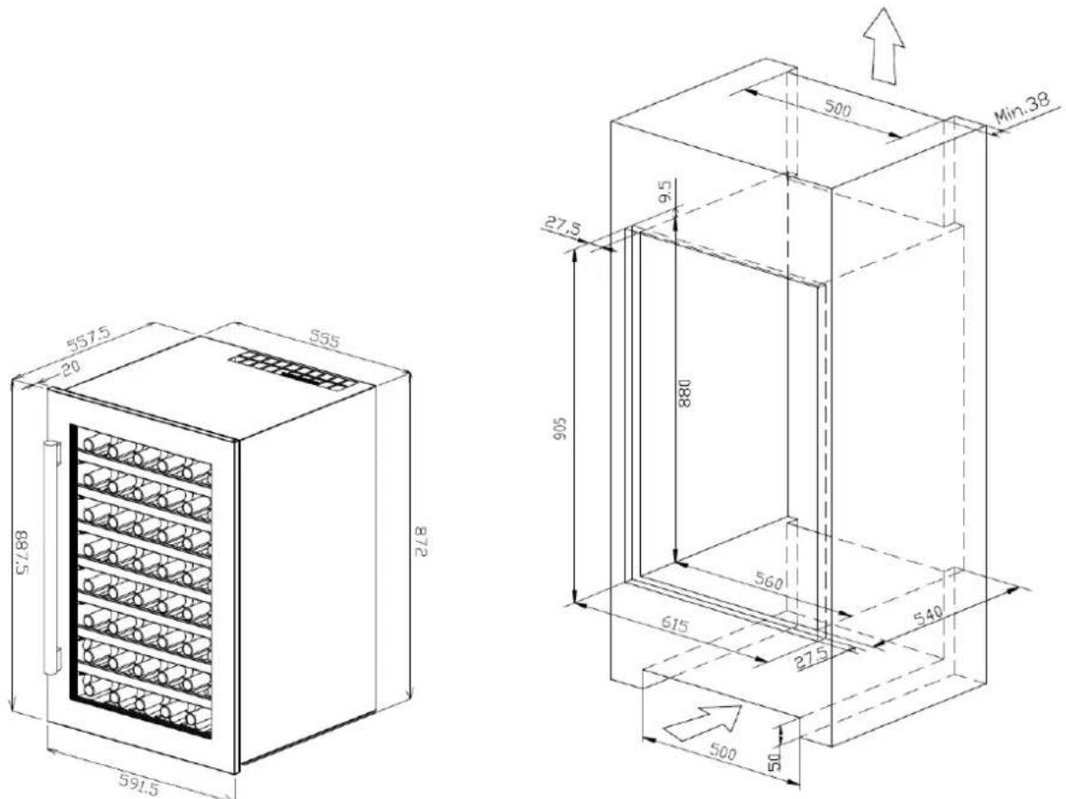 TEKA RVI 460 - Installation specifications for built-in purposes - 1