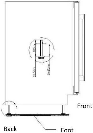 TEKA RVU 10020 GBK - USING THE FOOT SLIDERS - 1