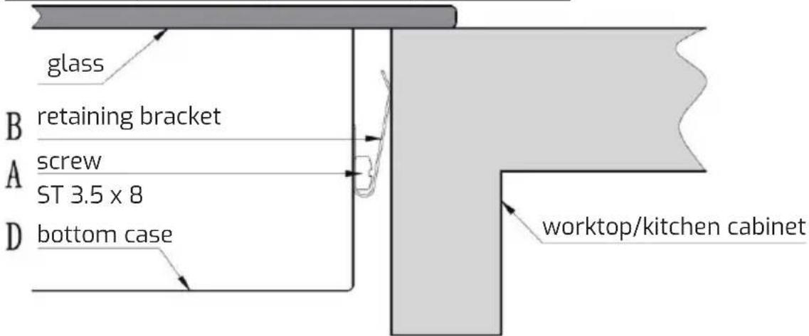 TEKA IBF 64200 S - Adjusting the bracket position - 2