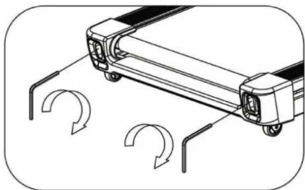 Skandika Nordik K18-S - Adjust the belt tension - 3