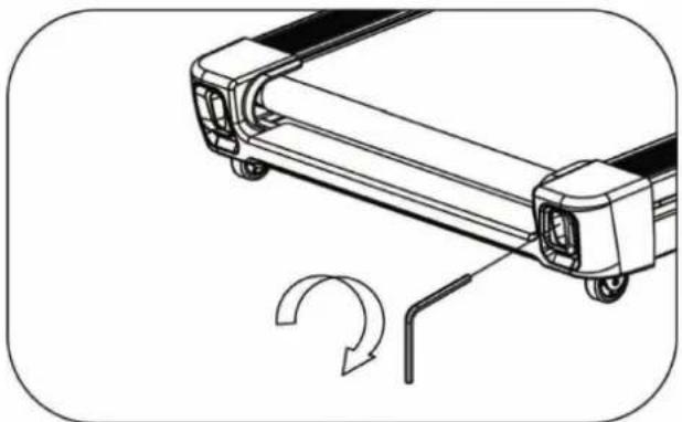 Skandika Nordik K18-S - Adjust the belt tension - 2