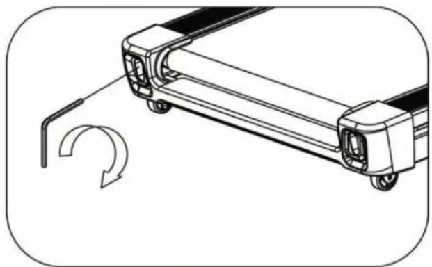 Skandika Nordik K18-S - Adjust the belt tension - 1