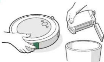 IROBOT Roomba Combo 5 - Cleaning the Full Bin Sensors Cleaning the Wedging/Sweeping - 1