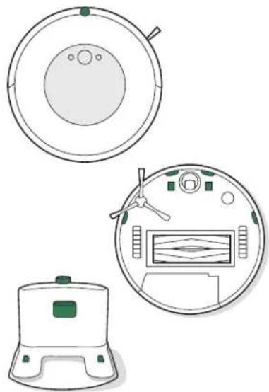 IROBOT Roomba Combo 5 - Cleaning the Sensors, Camera Window, and Charging Contacts - 1