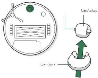 IROBOT Roomba Combo 5 - Reinigung der vorderen Laufrolle - 1