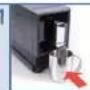 KOENIG Finessa Black Cube Milk Plus - Brüheinheit reinigen / entfetten | Nettoyer / dégraisser l'unité d'infusion | Pulire / sgrassare il gruppo bollitore - 1