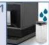 KOENIG Finessa Black Cube Milk Plus - Milchsystem reinigen | Nettoyer le système du lait | Pulire il sistema del latte - 3