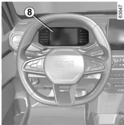 DACIA Spring - AVERTISSEUR DE PERTE DE PRESSION DES PNEUMATIQUES - 1