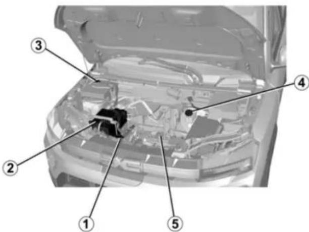 DACIA Spring - LE COMPARTIMENT MOTEUR (ENTRETIEN COURANT) - 2