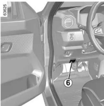 DACIA Spring - Pour connecter le connecteur V2L - 1