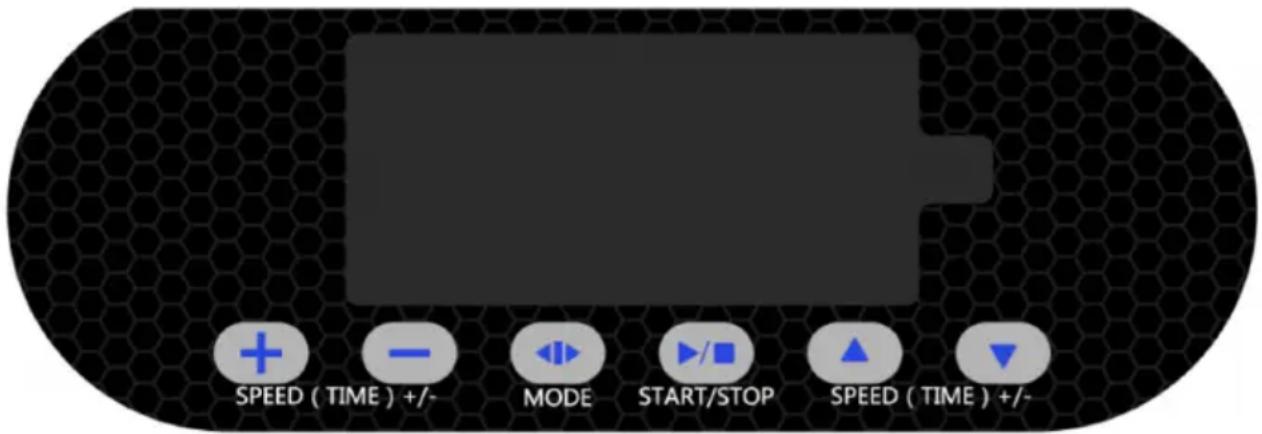 Skandika Home Vibration Plate 900 Smart - Operación del panel de control - 1