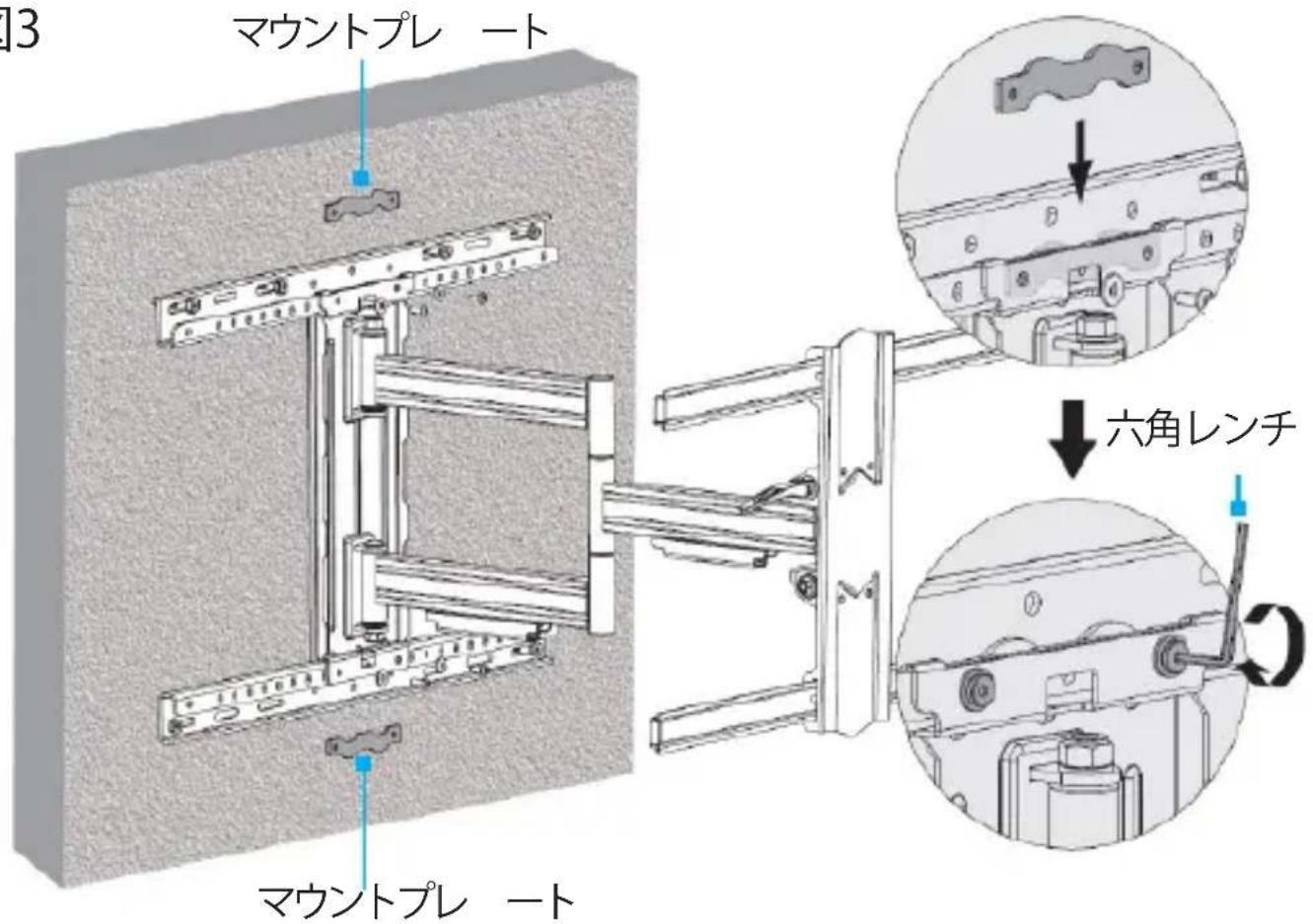 StarTech.com FPWARTS1 - マウントプレートの挿入と固定 - 2