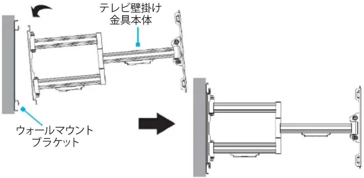 StarTech.com FPWARTS1 - テレビ壁掛け金具本体の装着 - 1