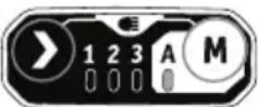 Flex IW 3/4" 1600 18-EC - Using the "M" button: - 8
