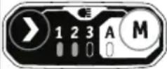 Flex IW 3/4" 1600 18-EC - Az „M“ gomb használata: - 2