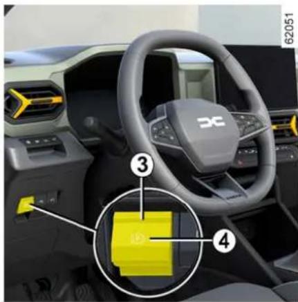DACIA Nouveau Duster - - à l'ouverture de la portec conducteur; - 1