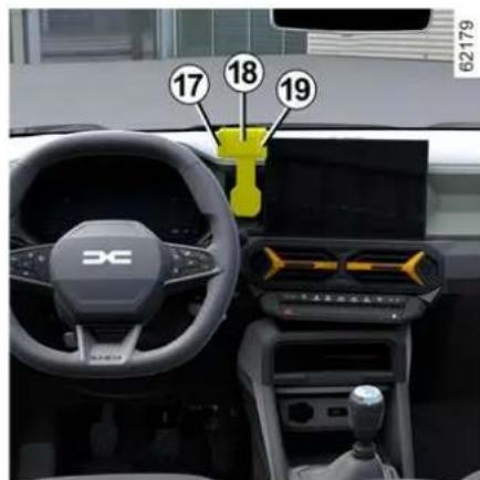DACIA Nouveau Duster - Support de téléphone amovible B - 3