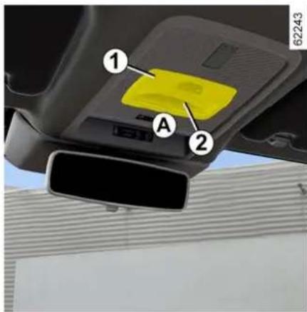 DACIA Nouveau Duster - Eclairage interieur : remplacement des lampes - 1