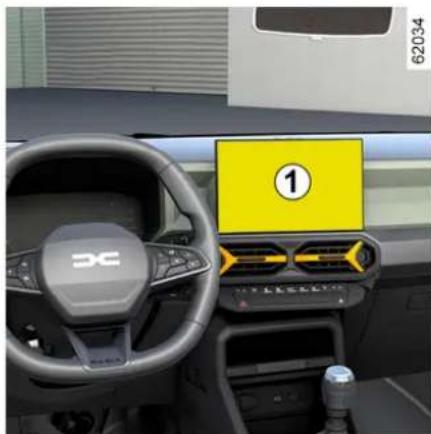 DACIA Nouveau Duster - Heure et température extérieure - 1