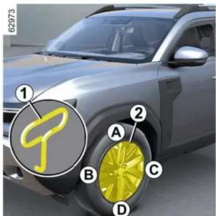 DACIA Nouveau Duster - Enjoliveurs, enjoliveur-roue - 1