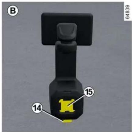 DACIA Nouveau Duster - Support de téléphone amovible B - 1