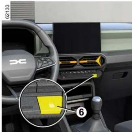 DACIA Nouveau Duster - Commande de verrouillage/ Déverrouillage de l'intérieur - 1