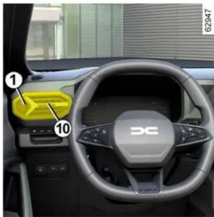 DACIA Nouveau Duster - AERATEURS, CHAUFFAGE ET CLIMATISATION - 1