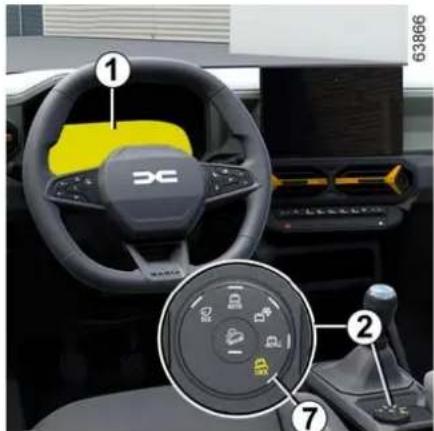 DACIA Nouveau Duster - Utilisez ce mode uniquement hors des routes carrossables et sur terrains difficiles. - 1