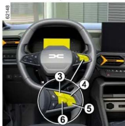 DACIA Nouveau Duster - Procedure de réinitialisation des valeurs de reference de la pression des pneumatiques - 1