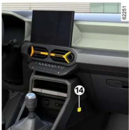 DACIA Nouveau Duster - Porte multi-accessoire YouClip 14, 15, 16, 17 et 18 - 2