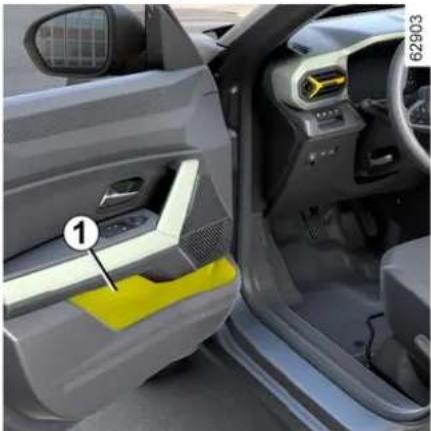 DACIA Nouveau Duster - Vide-poches portes avant 1 - 1