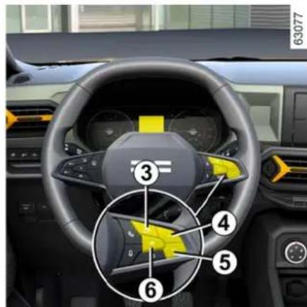 DACIA Nouveau Duster - Activation/désactivation de la fonction - 2