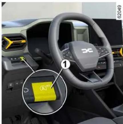 DACIA Nouveau Duster - Désactivation, activation de la fonction - 1
