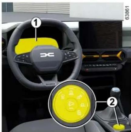 DACIA Nouveau Duster - Sélecteur de mode de conduite - 1