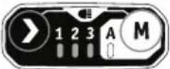 Flex IW 1/2" 1500 18-EC - Brug af "M"-knappen: - 3